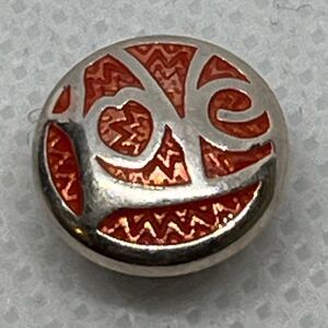 Kameleon Love‎ Letters Jewelpop KJP605 Enamel 925 Silver Valentines Heart